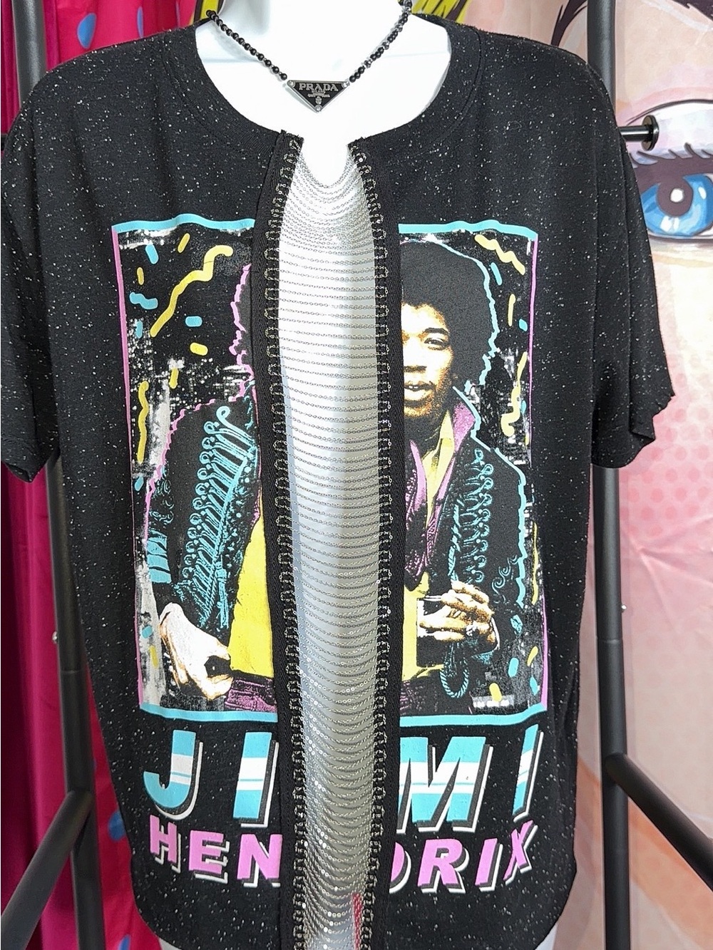 Restyled Vintage Jimi Hendrix Graphic Tee